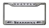 Seattle Seahawks NFL Chrome License Plate Frame