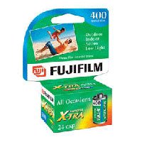 Fuji Film Super Extra 400 Speed Film Carded, Indoor & Outdoor, 24 Exposure - 1 Each