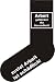 Shirt Zauber Fun Socken - Arbeit gef�hrdet die Gesundheit!