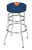 Double Rung Chrome Bar Stool Virginia