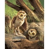 Plush Burrowing Owl Hand Puppet 8″