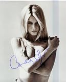 Signed Schiffer, Claudia 8x10 B&W Photo