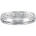 14K White Gold Bridal Duo Ring