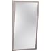 Bobrick 293 304 Stainless Steel Frame Fixed-Position Tile Mirror, Satin Finish, 24" Width x 36" Height