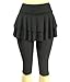 Modadorn pleated Skirt Leggings Knee Length Leggings Fashion / Clothing / Accessories