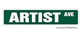 ARTIST -Street Sign- art teacher painter craft gift
