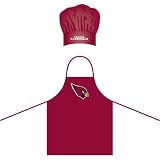 Arizona Cardinals NFL Barbeque Apron and Chef's Hat