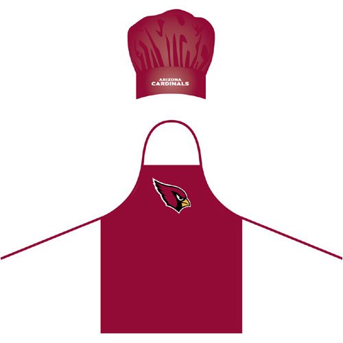 Arizona Cardinals NFL Barbeque Apron and Chef's Hat