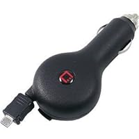 Retractable Car Charger for BlackBerry Torch 9850 9860, Torch 9800 9810