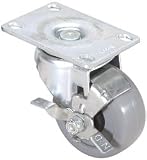 3 BRAKED SWIVEL CASTER 250 LB. CAPACITY