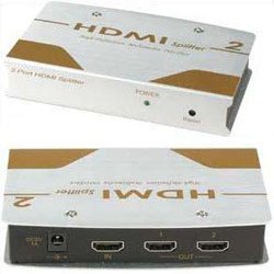 PTC 2 Port HDMI splitter   one source to 2 displays