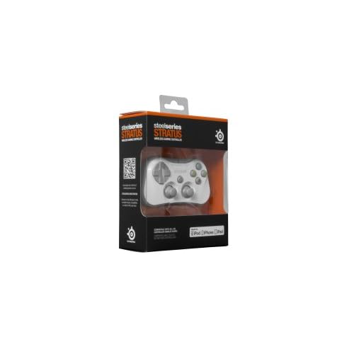 SteelSeries Stratus Wireless Gaming Controller for iPhone, iPad, and iPod Touch - White