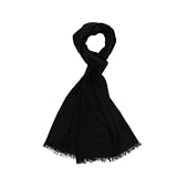 Echarpes et foulards - Elyséa - Etole Cachemire Unie Noir
