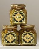 Mustapha's Moroccan Picholine Olives - 3 Jars by Haddouch Gourmet, Inc.