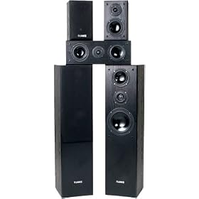 Fluance Surround Sound Home Theater 5 Speaker System AV-HTB