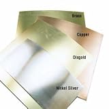 SHEET NICKEL SILVER METAL 20 GAUGE 6X12 INCH