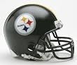 Pittsburgh Steelers Replica Mini Helmet w/ Z2B Face Mask - Football Sports Merchandise