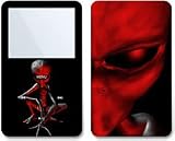 Abduction Red - Apple iPod video 30GB/ 60GB/ 80GB Skin Decals - Faceplate Stickers