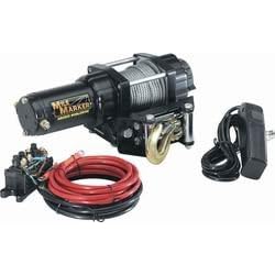 PE2500 Electric Winch 2500 lbs. Rated Line Pull 12V Motor 50 ft. Cable