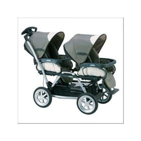 Peg Perego Duette Twin Stroller - Toffee