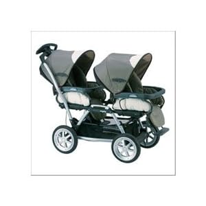 Peg Perego Duette Twin Stroller - Toffee
