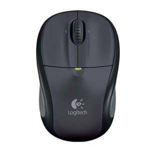 Logitech V220 Cordless Optical Mouse for Notebooks (Dark Silver)