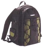 Canon Deluxe Photo Backpack 200EG for Canon EOS SLR Cameras (Black with Green Accent)