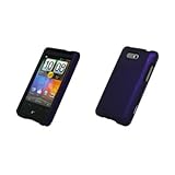 Purple Rubberized Hard Cover Crystal Case for HTC Aria [Accessory Export Pa ....
