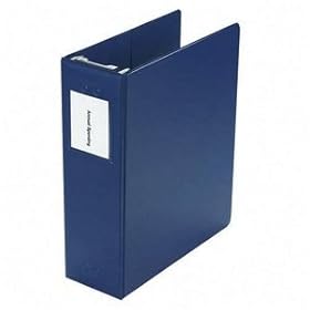 Hanging Post Binder 11 x 81/2 3 Capacity Blue