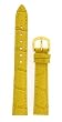 Watch Band Yellow Genuine Leather Crocodile Grain 14 millimeter Tech Swiss Watch Band Yellow Genuine Leather Crocodile Grain 14 millimeter Tech Swiss