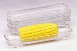 Norpro Glass Corn Dishes - Set of 4