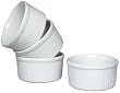 Emile Henry 59840 6-Ounce Ramekins, Set of 4, White