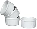 Emile Henry 6-Ounce Ramekins, Set of 4, White