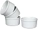 Emile Henry Couleurs 6-Ounce Ramekins, Set of 4, White