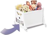 2-In-1 Blue Waffle Portable Bassinet 'n Cradle w/Toybox Base