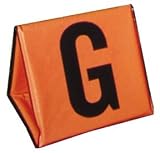 18 Sideline Marker - Black on Yellow