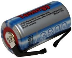 SubC Rechargeable Battery 3800mAh NiMH 1.2V Cell w/ Tabs