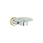 Delta Faucet 73056-CB Innovations Toothbrush Holder/Tumbler, Chrome/Vibrant Polished Brass