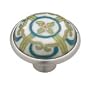 Cloisonne Dynasty White Pewter Cabinet Pull Furniture Pulls Drawer Knobs