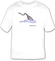 T-shirt with dinosaur, reptile, ness, monster, loch