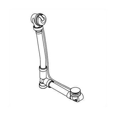 Kohler K-7219-BGD Escale Bath Drain, Vibrant Moderne Brushed Gold
