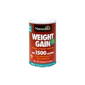 Naturade Weight Gain Powder Sugar Free Vanilla