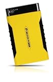 シリコンパワー USB2.0/1.1対応 耐衝撃 Armor A10 ポータブルHDD 320GB Yellow SP320GBPHDA10S2Yの画像