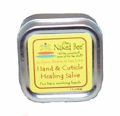 The Naked Bee Hand & Cuticle Healing Salve Great for Cracked Fingers & Cuticles!!!