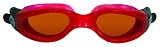  : Aqua Sphere Kaiman Swim Goggle (Small, Amber Lens/Cherry Frame)