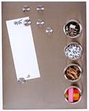 Stainless Steel Magnetic Memo Board (Stainless Steel) (15H x 12W x 1/2D)
