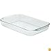 Pyrex Bakeware 4.8 Quart Oblong Baking Dish, Clear