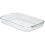 Pyrex Bakeware 4.8 Quart Oblong Baking Dish, Clear