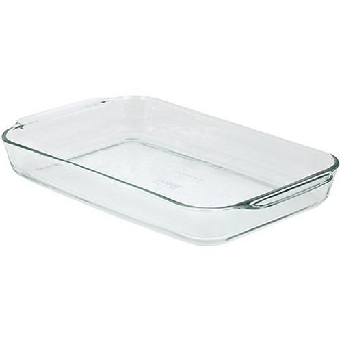 Pyrex Bakeware 4-Quart Oblong Baking Dish, Clear