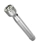 Coast Cutlery Company TT7546CP V2 Tek Triplex Torch LED Flashlight with Blue Beam, Satin Silver